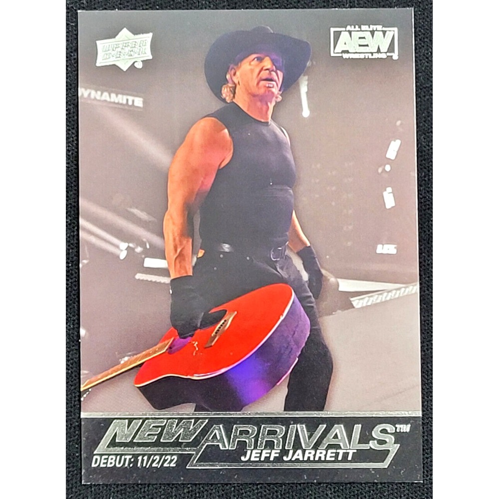 2022 UPPER DECK AEW NEW ARRIVALS JEFF JARRETT SILVER